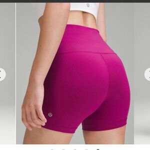 lululemon athletica Women's Magenta Bike Shorts